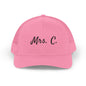 Mrs. C. Snapback Trucker Cap for Newlyweds, Wedding Gift, Bride Hat, Personalized Cap, Casual Style Accessories
