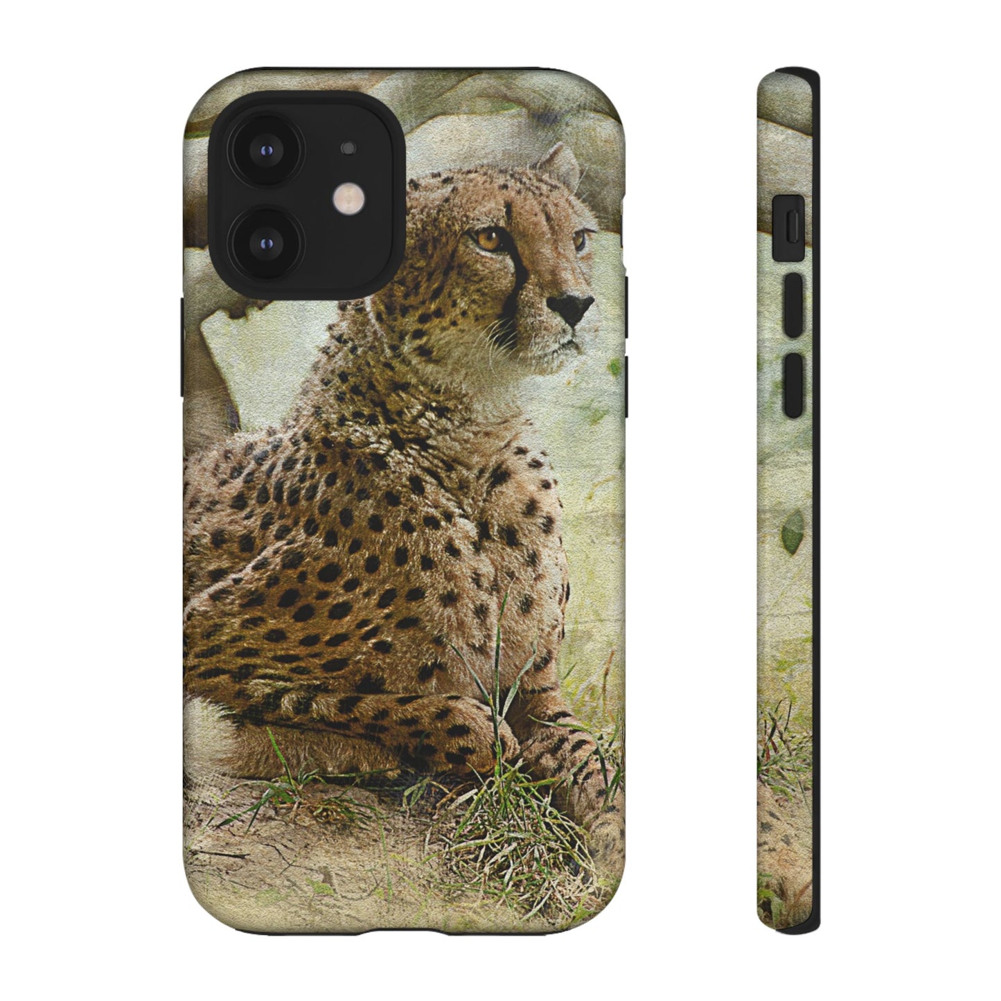 Cheetah Phone Case, Tough Cases, Animal Lover Gift, Wildlife Protection, Eco-Friendly Mobile Cover, Unique Phone Accessory