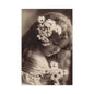 Vintage Floral Portrait Canvas