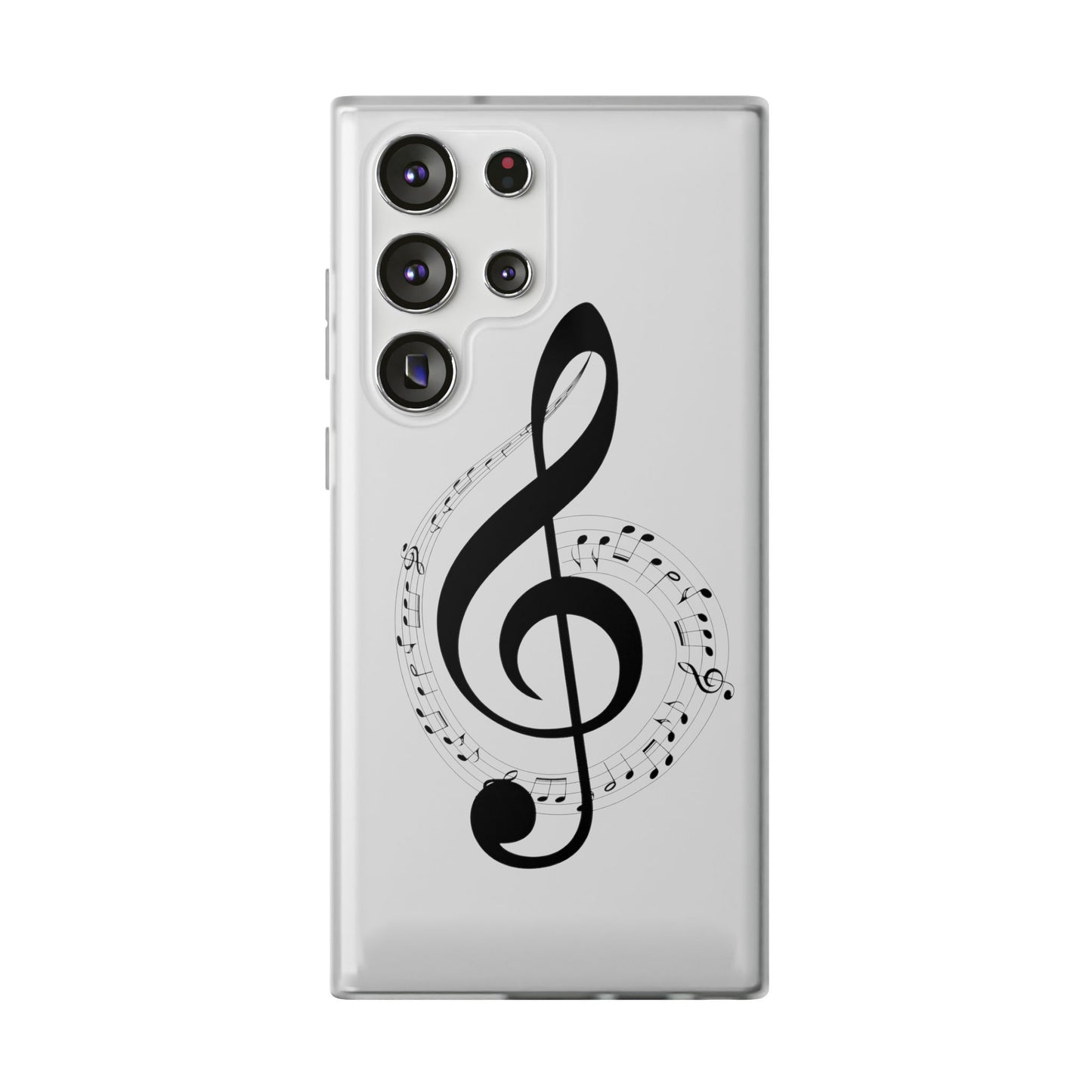 Phone Case — Musical Treble Clef Design