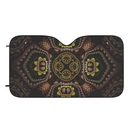 Kaleidoscope Boho Car Sun Shade