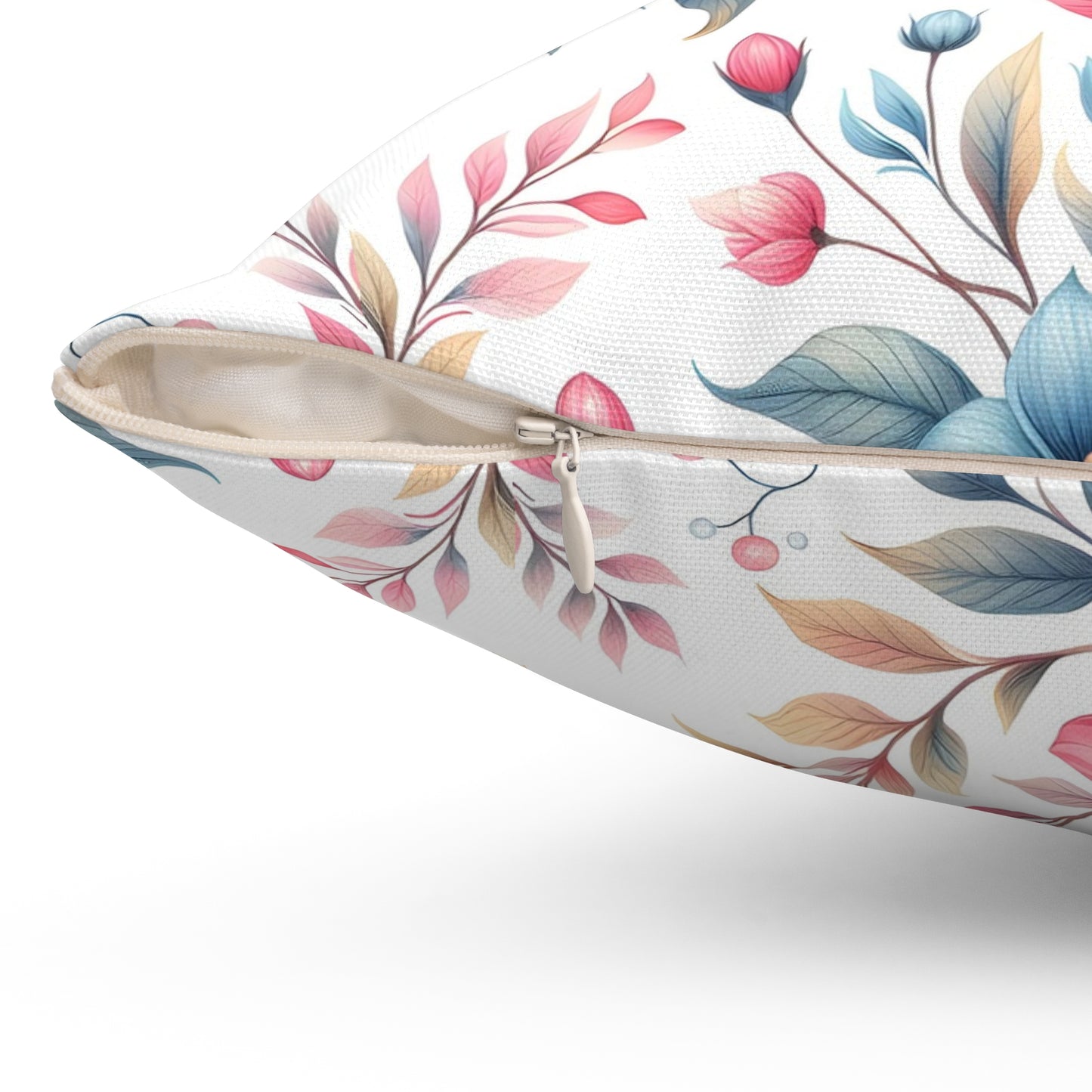 Floral Decorative Pillow, Cozy Home Cushion, Boho Chic Accent, Gift for Her, Living Room Decor, Spring Home Accessory