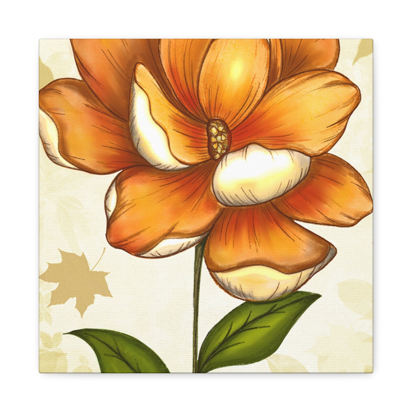 Copy of Matte Canvas, Stretched, 1.25" Tulips Pink and Purple Flowers