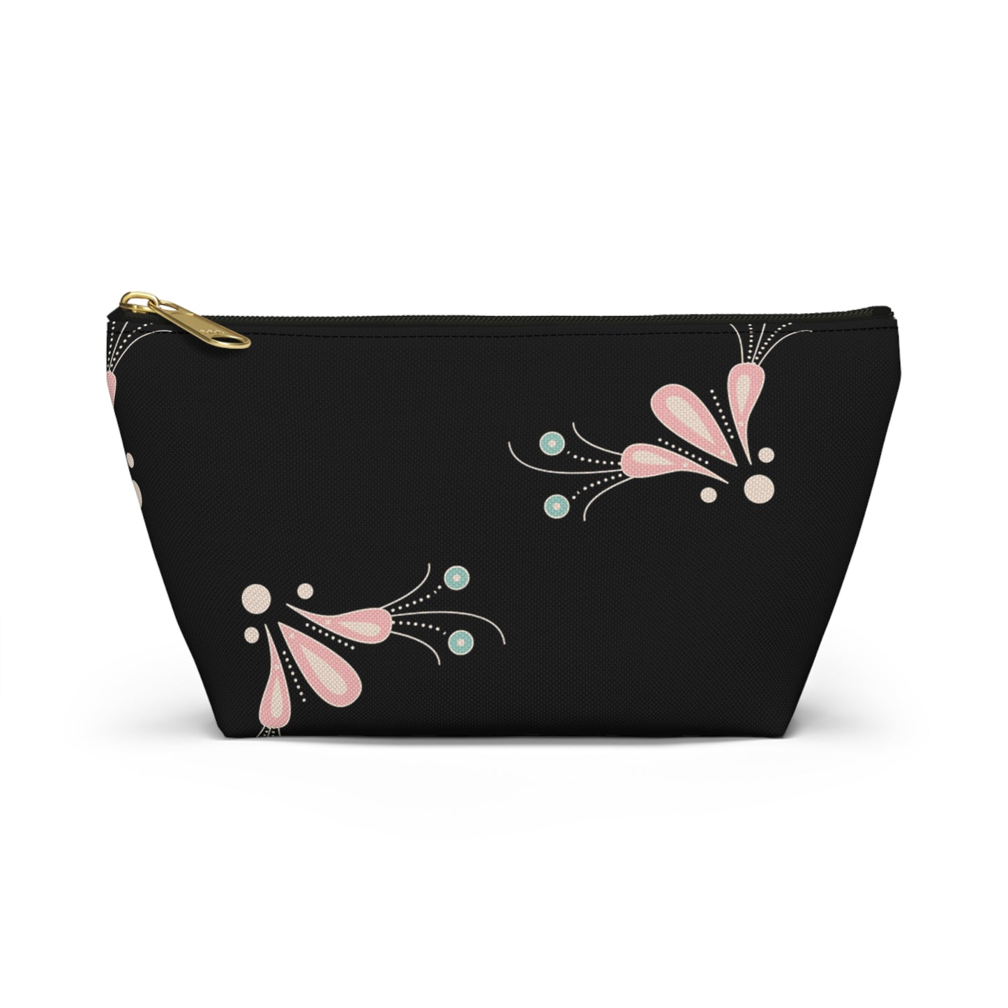 Chic Cosmetic Bag, Stylish Accessory Pouch, Makeup Organizer, Gift for Her, Floral Print Travel Case