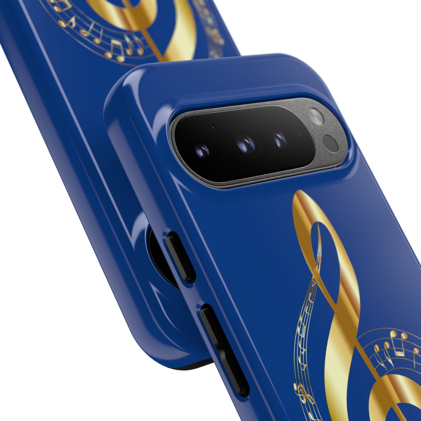 Tough Cases Blue and Gold Musical Note