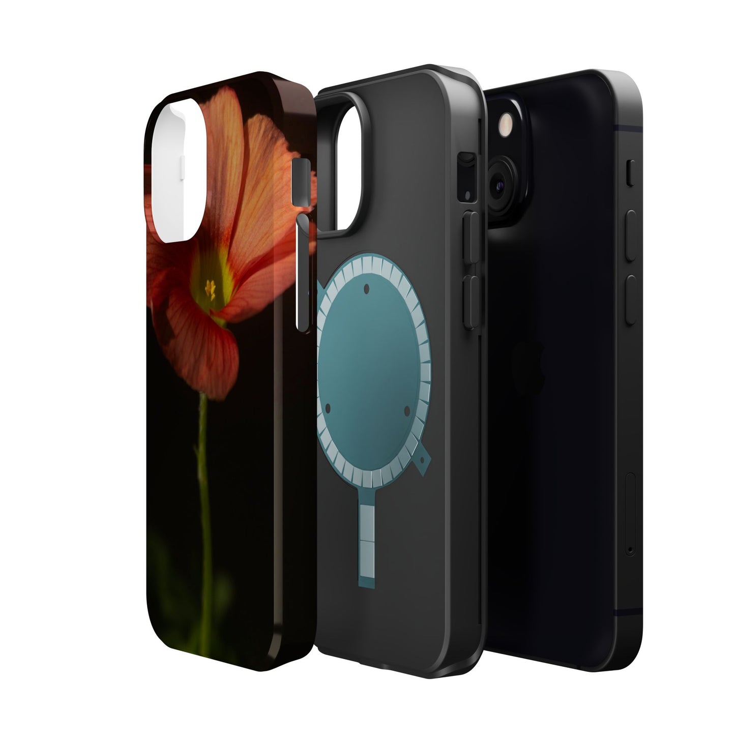 Poppy Bloom Magnetic Impact Phone Case — Slim Protective Floral Design