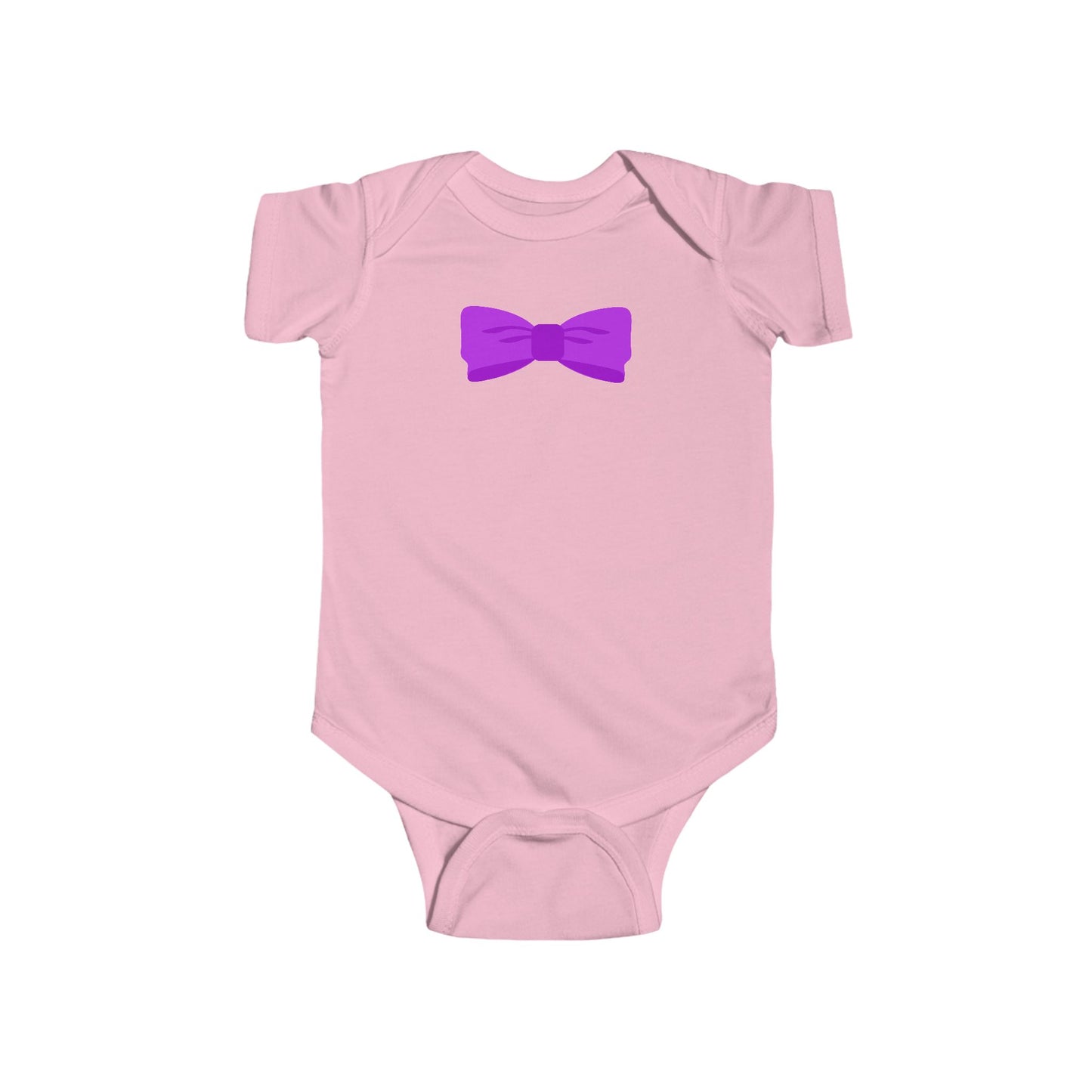 Purple Bow Infant Bodysuit, Cute Baby Onesie, Shower Gift, Baby Birthday Outfit, Newborn Clothing, Adorable Gift Idea