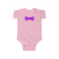Purple Bow Infant Bodysuit, Cute Baby Onesie, Shower Gift, Baby Birthday Outfit, Newborn Clothing, Adorable Gift Idea