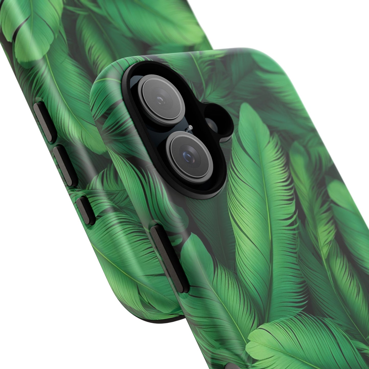 Tough Cases - Tropical Leaf Phone Case, Nature-inspired, Phone Accessory, Gift for Her, Jungle Theme, Eco-Friendly