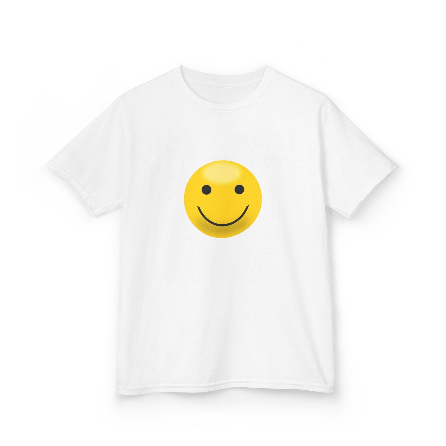 Smiley Face Kids Tee, Funny Kids Shirt, Cute Summer Tee, Gift for Kids, Playful Children