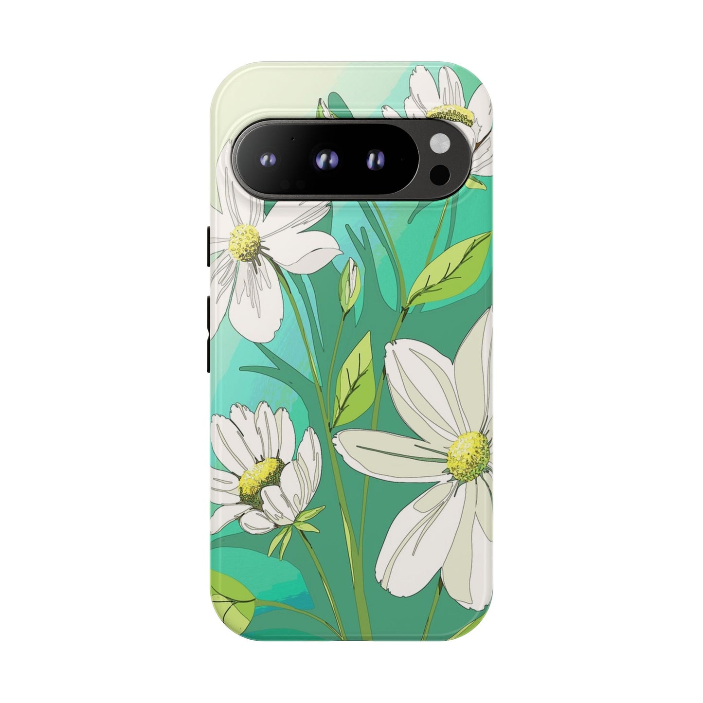 Floral Phone Case, Tough Cases, Flower Design, Nature Inspired, Eco-Friendly Cover, Unique Gift for Her, Spring Accessories