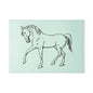 Elegant Horse Glass Cutting Board, Equine Decor, Unique Kitchen Gift, Farmhouse Kitchen, Wedding Gift, Gift for Horse Lovers