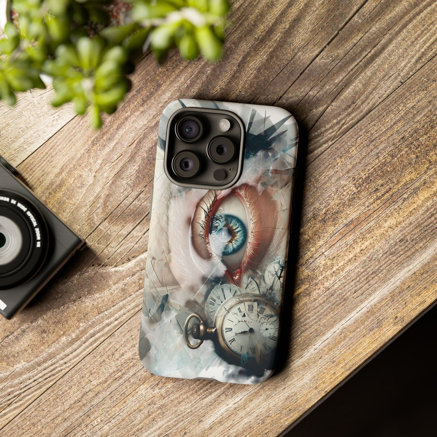 Artistic Eye Phone Case, Unique Smartphone Cover, Whimsical Gift for Art Lovers, Trendy Tech Accessory, Birthday Present, Holiday Gift