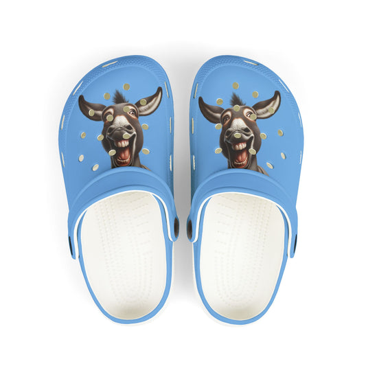 Playful Kids' EVA Foam Clogs - Fun Goat Design, Summer Footwear, Gift for Boys/Girls, Beachwear, Casual Shoes