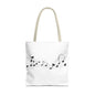 Musical Notes Tote Bag | Perfect for Music Lovers, Eco-Friendly Shopping