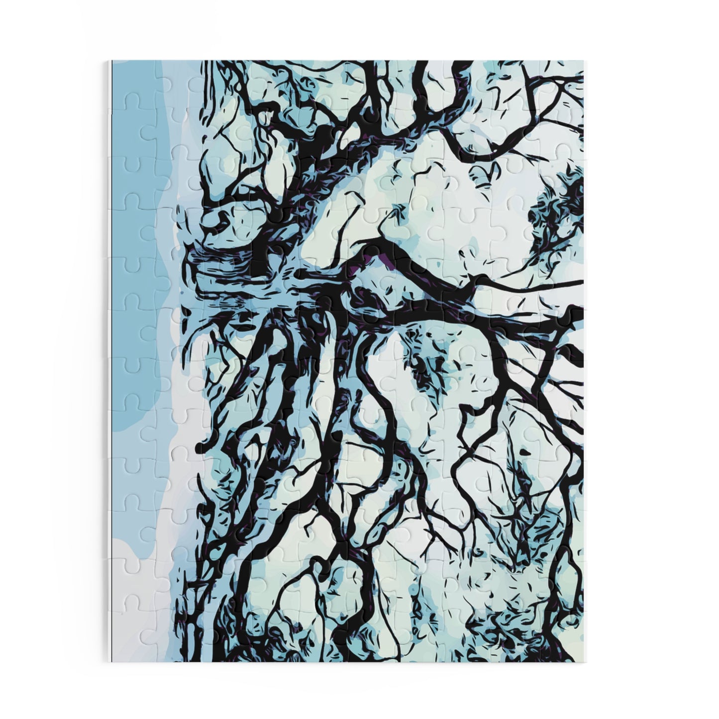 Artistic Tree Puzzle - 120, 252, 500-Piece, Nature Decor, Gift for Puzzle Lovers, Modern Home, Unique Wall Art, Relaxing Activity