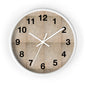 Minimalist Natural Wall Clock | Rustic Decor, Timeless Home Accent, Gift for Housewarming, Boho Vibe, Modern Design