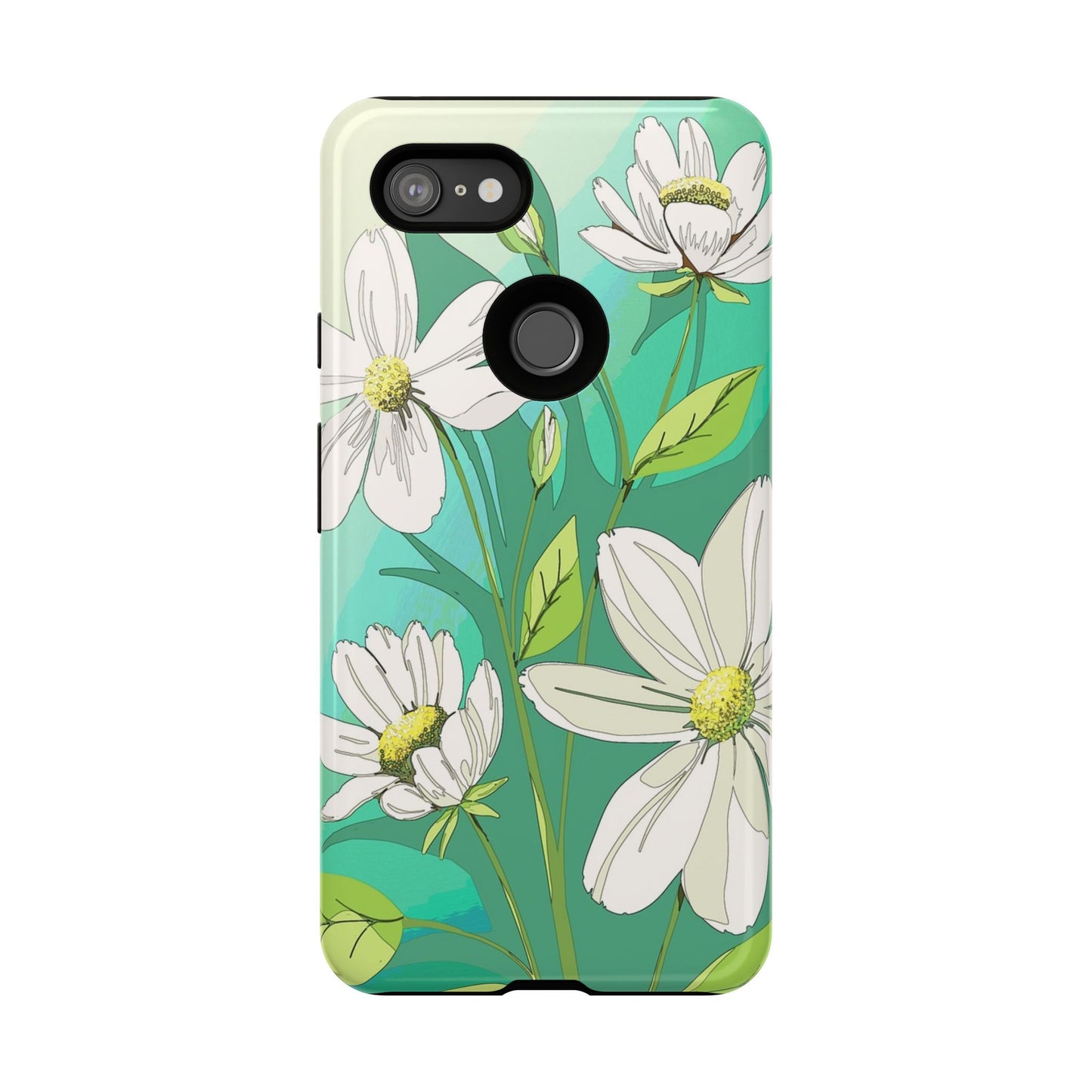 Floral Phone Case, Tough Cases, Flower Design, Nature Inspired, Eco-Friendly Cover, Unique Gift for Her, Spring Accessories
