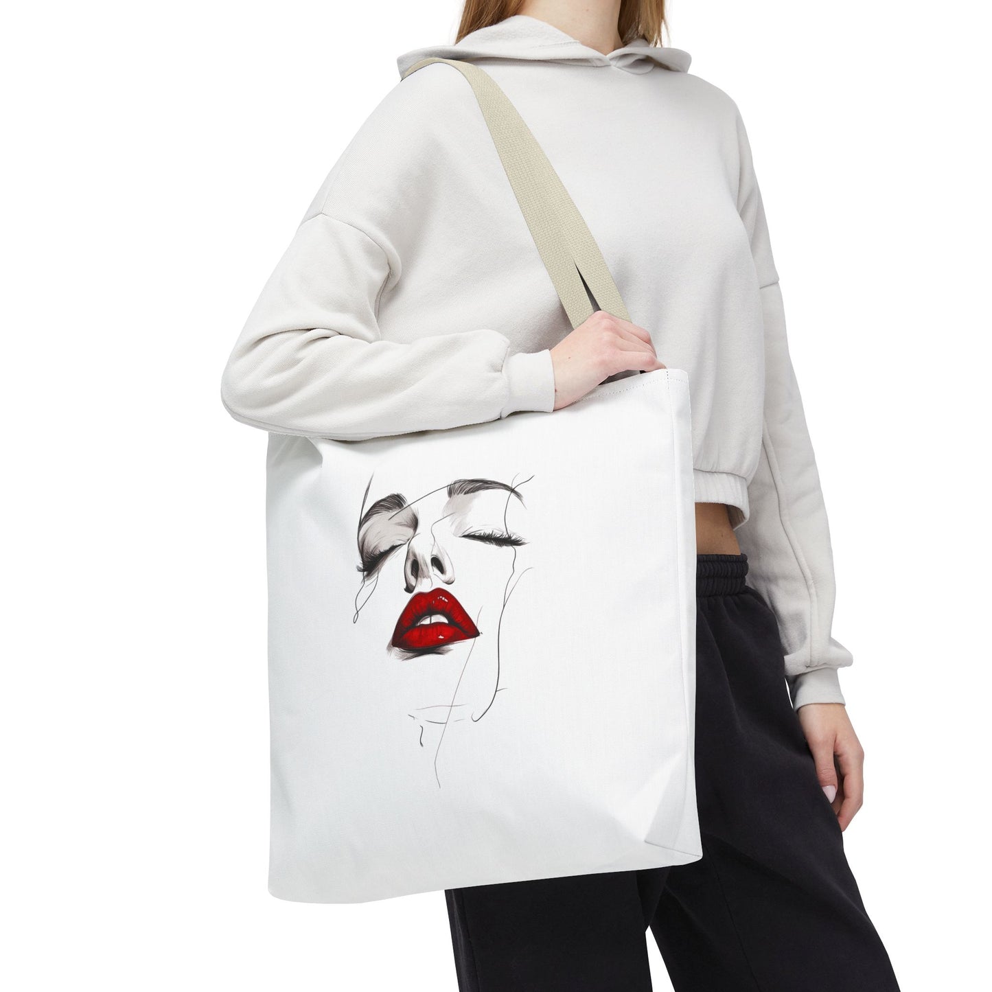 Chic Art Tote Bag, Fashion Tote, Stylish Handbag, Unique Gift, Art Lover’s Bag, Everyday Essentials, Casual Accessory