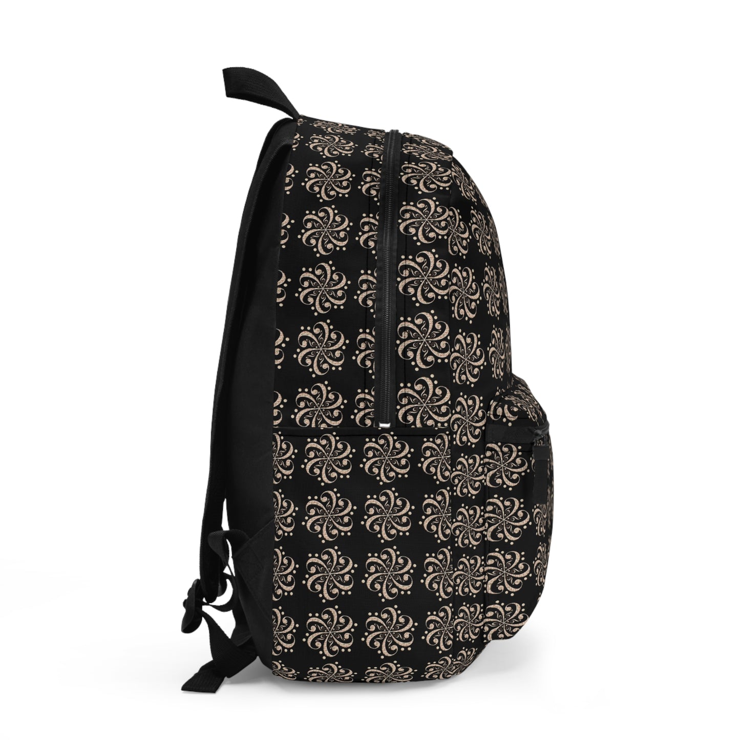 Elegant Floral Pattern Backpack, Stylish Daypack for School, Travel, Gift for Students, Trendy Bag for Everyday Use, Unique Backpack Design