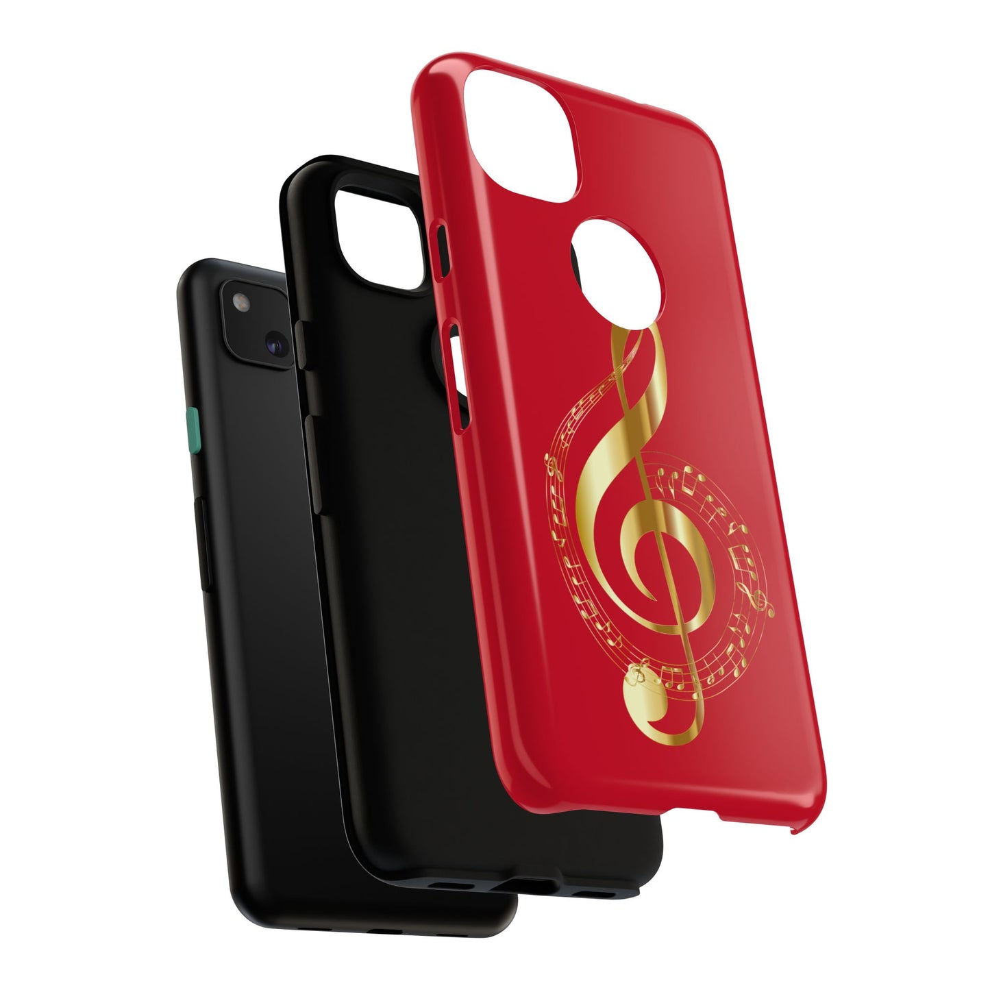 Tough Cases - Red Musical Note