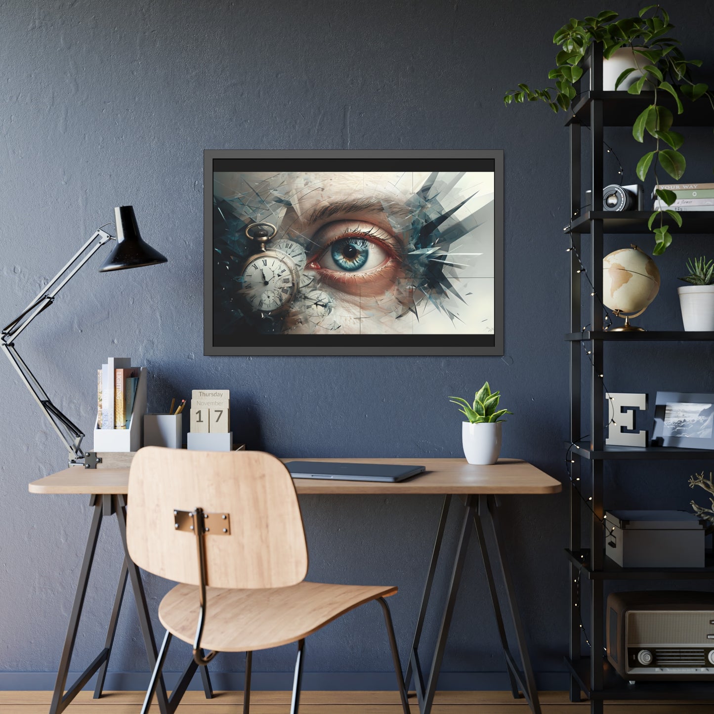 Surreal Eye Art Framed Poster