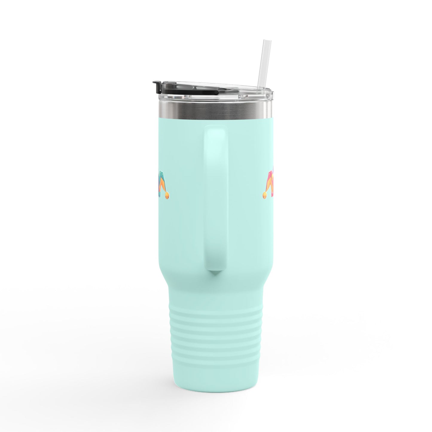 Colorful Insulated Travel Mug, Perfect for Road Trips, Camping, Parties, Gifting, or Everyday Use - 40oz Humor Design