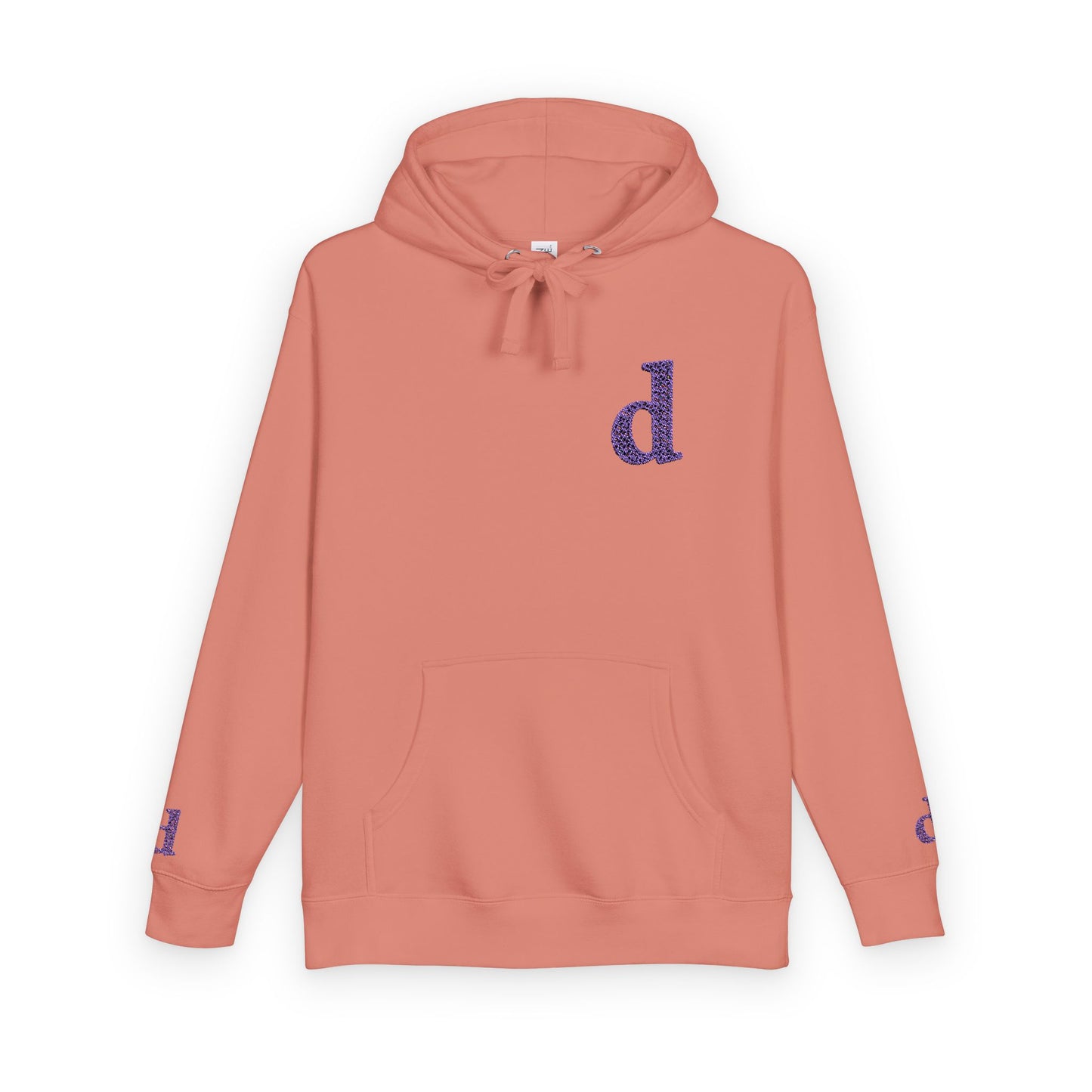 Floral Initial Unisex Fleece Hoodie | Cozy Casual Wear, Gifts for Her, Monogrammed Hooded Sweatshirt, Fall Fashion, Birthday Present