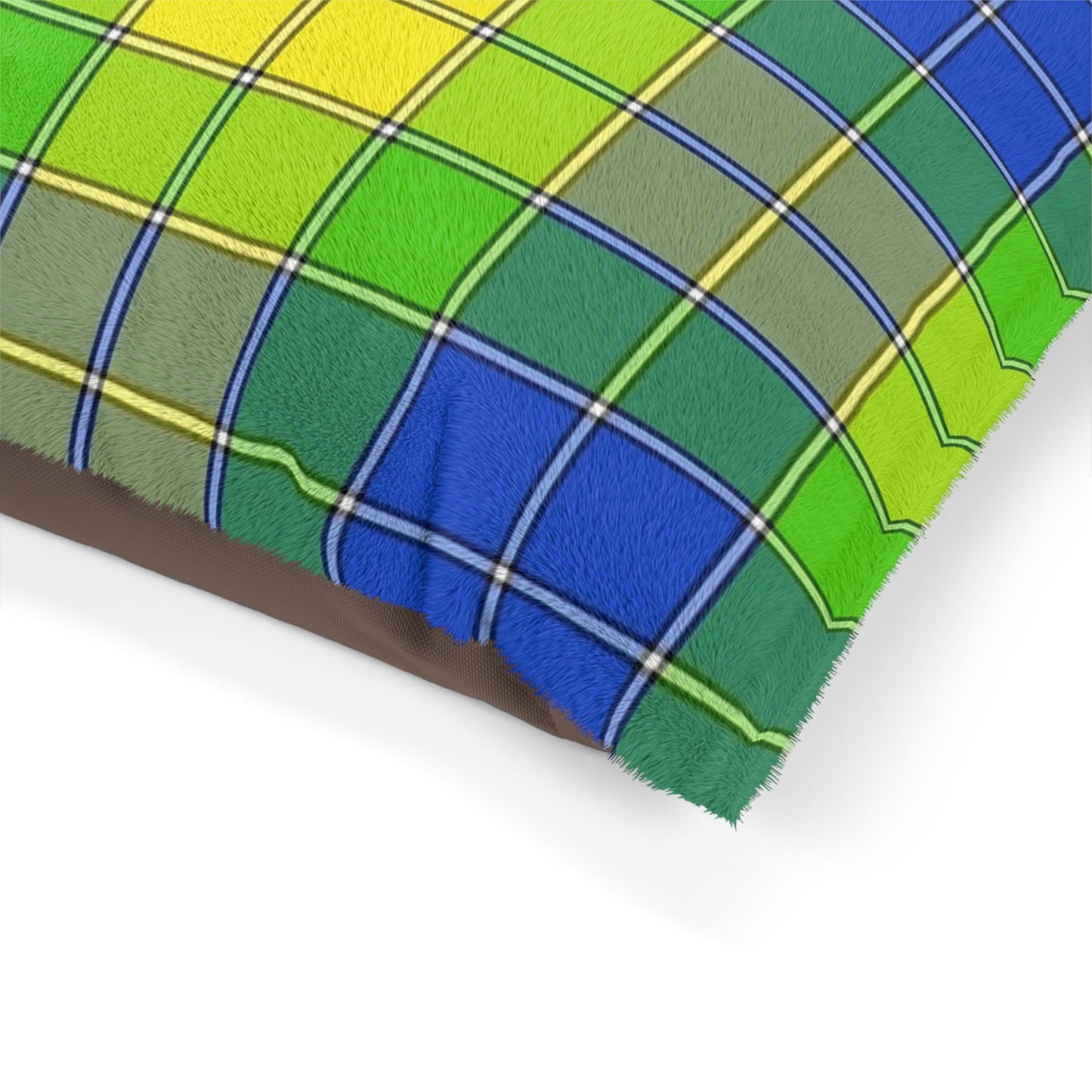 Cozy Plaid Pet Bed - Comfortable Dog Bed, Cat Cushion, Pet Lounge, Gift for Pets, Home Decor