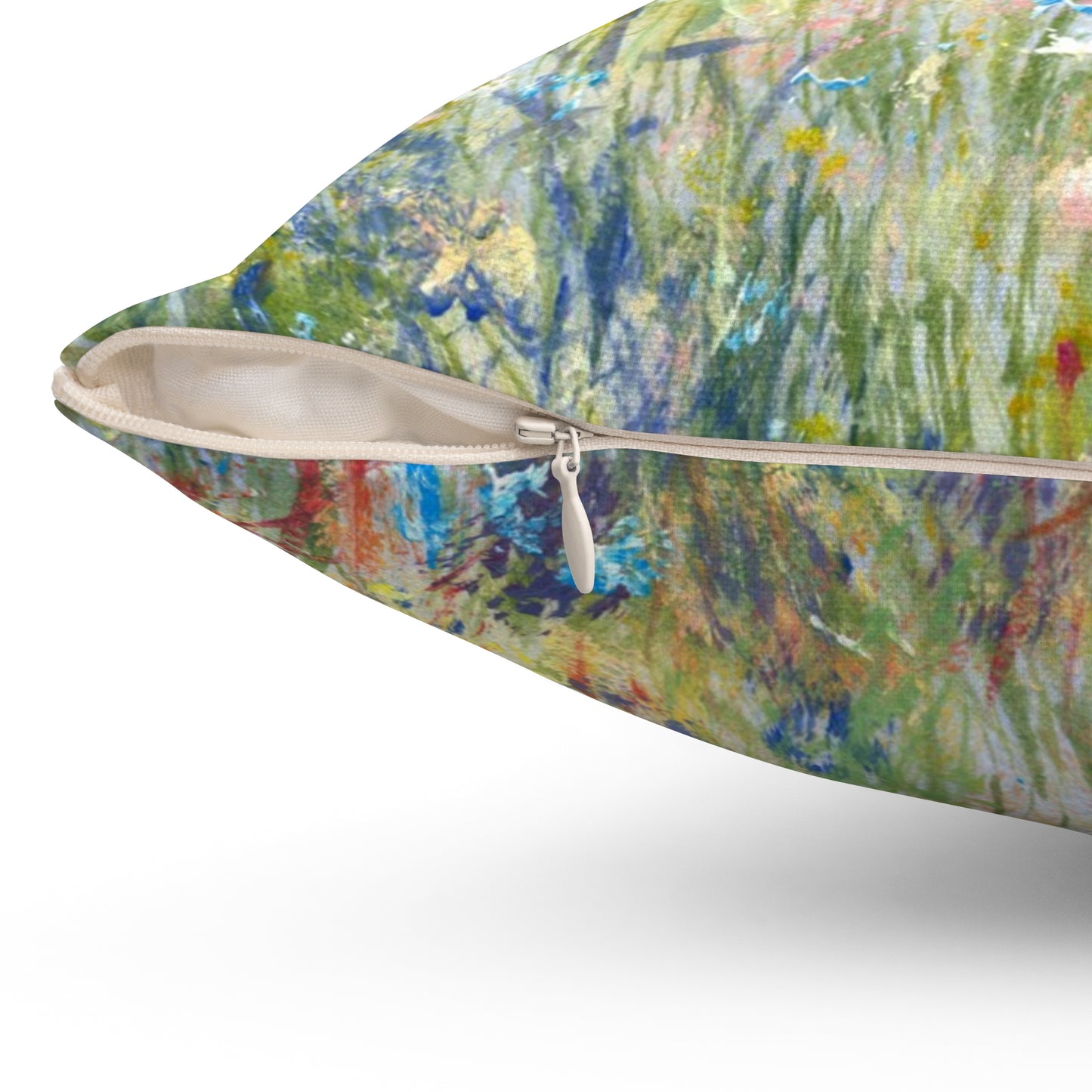 Spun Polyester Square Pillow Wildflowers