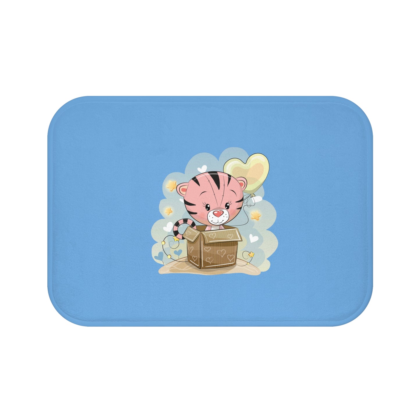 Cute Tiger Bath Mat  Kid's Bathroom Decor, Nursery Mat