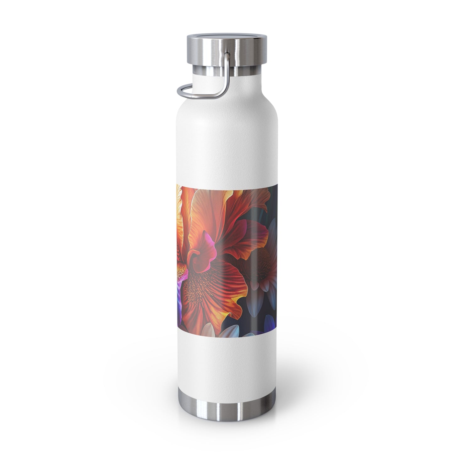 Astrological Copper Insulated Bottle, Cosmic Travel Mug, Horoscope Water Bottle, Starry Flask, Unique Gift for Astrology Lovers