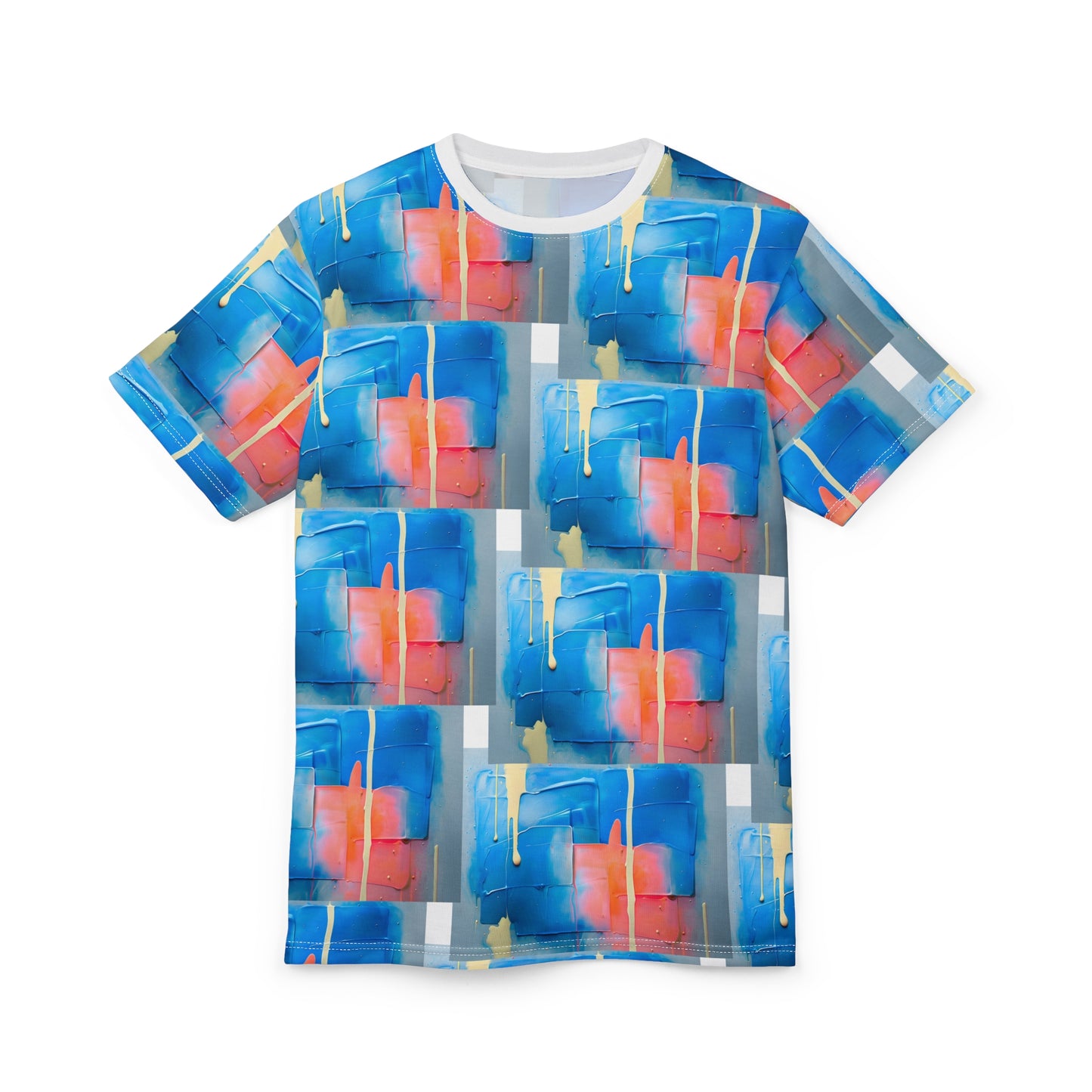 Vibrant Artistic Unisex Tee, Abstract Colorful Shirt