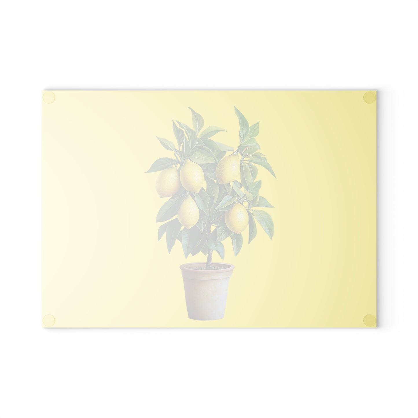 Lemon Tree Glass Cutting Board, Kitchen Decor, Culinary Gift, Cooking Essentials, Housewarming Gift, Home Chef Accessory