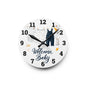 Cute Baby Welcome Acrylic Wall Clock, Nursery Decor, Baby Shower