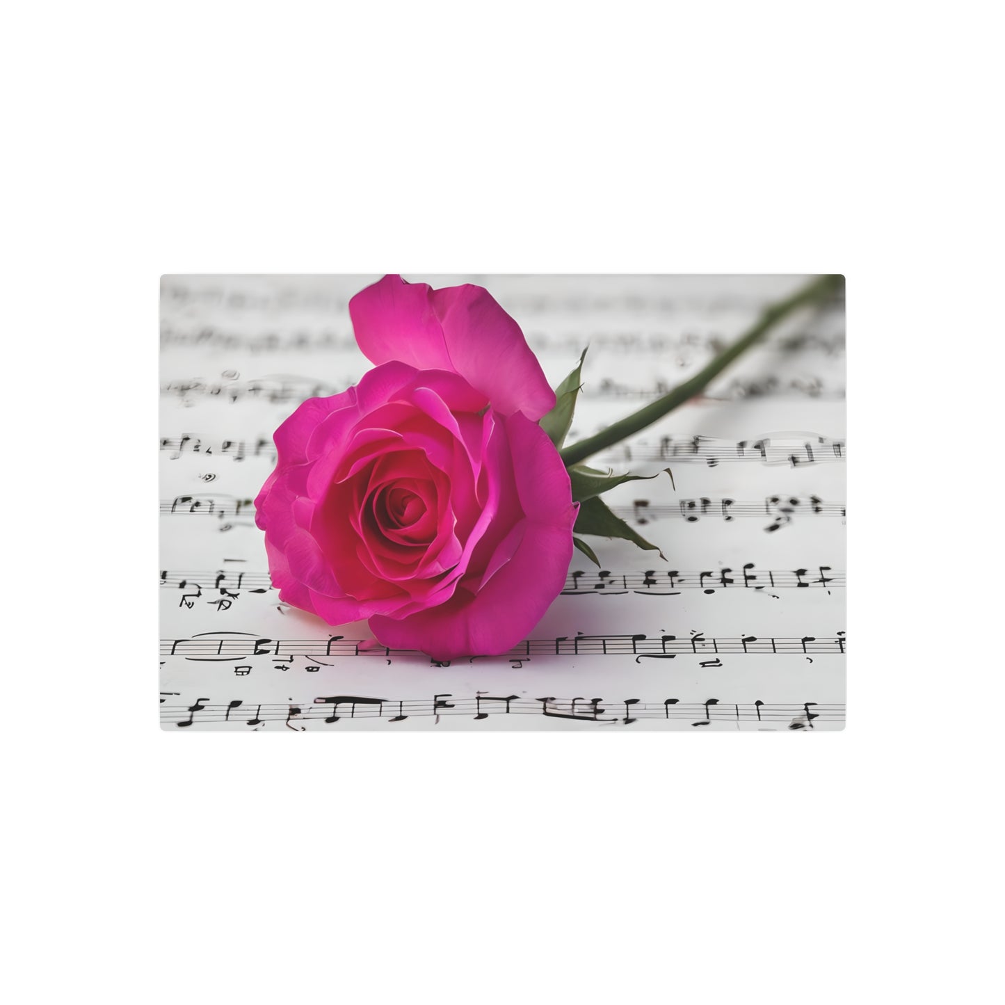 Elegant Floral Metal Art Sign - Pink Rose on Sheet Music Wall Décor, Perfect Gift for Music Lovers, Home Decor, Mother’s Day, Wedding, [...]