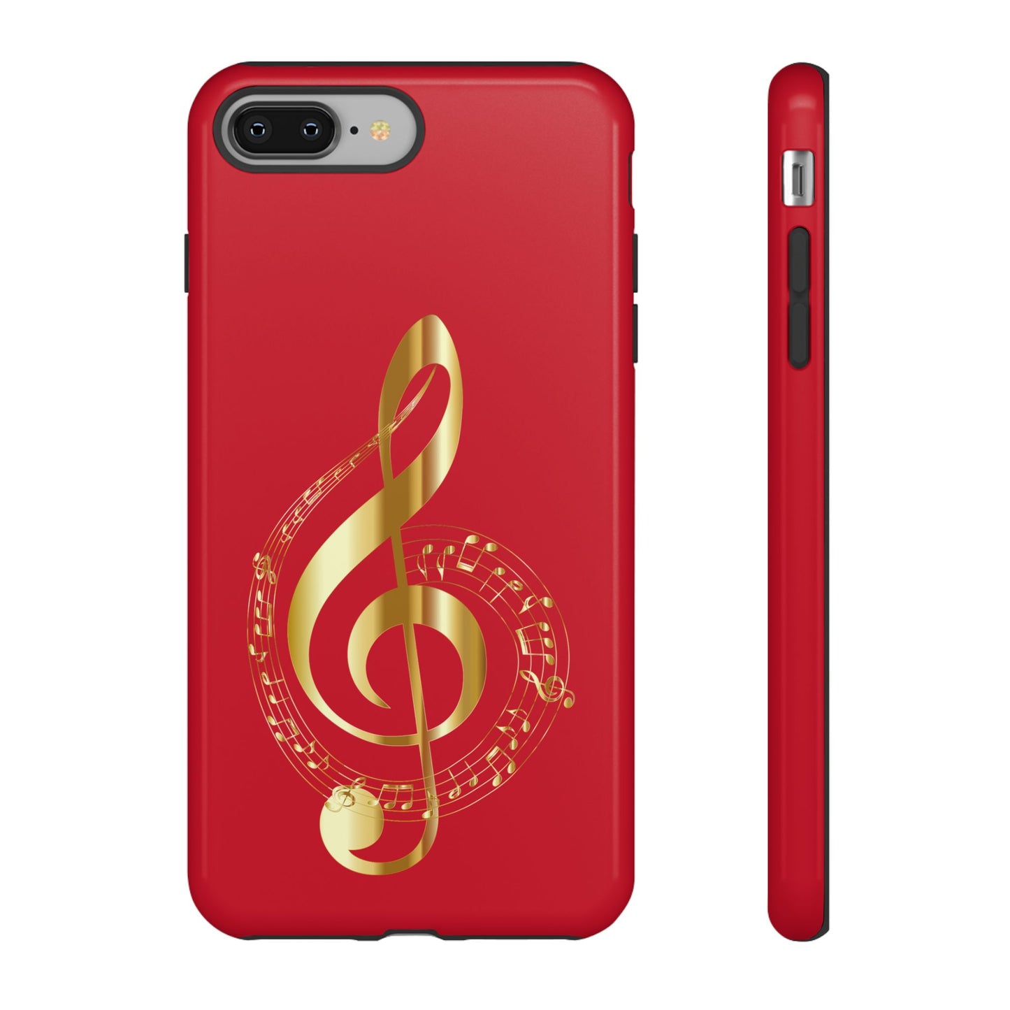 Tough Cases - Red Musical Note