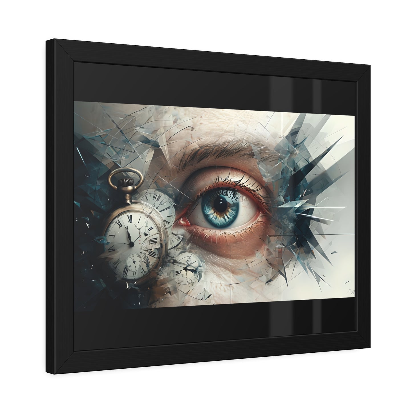 Surreal Eye Art Framed Poster