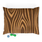Cozy Pet Bed for Dogs & Cats - Stylish Wood Grain Pattern, Pet Cushion, Dog Bed, Cat Bed, Pet Gifts, Home Decor