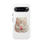 Cute Bear Phone Case, Tough Cases, Animal Lover Gift, Kids Accessories, Mother’s Day, Heartwarming Design