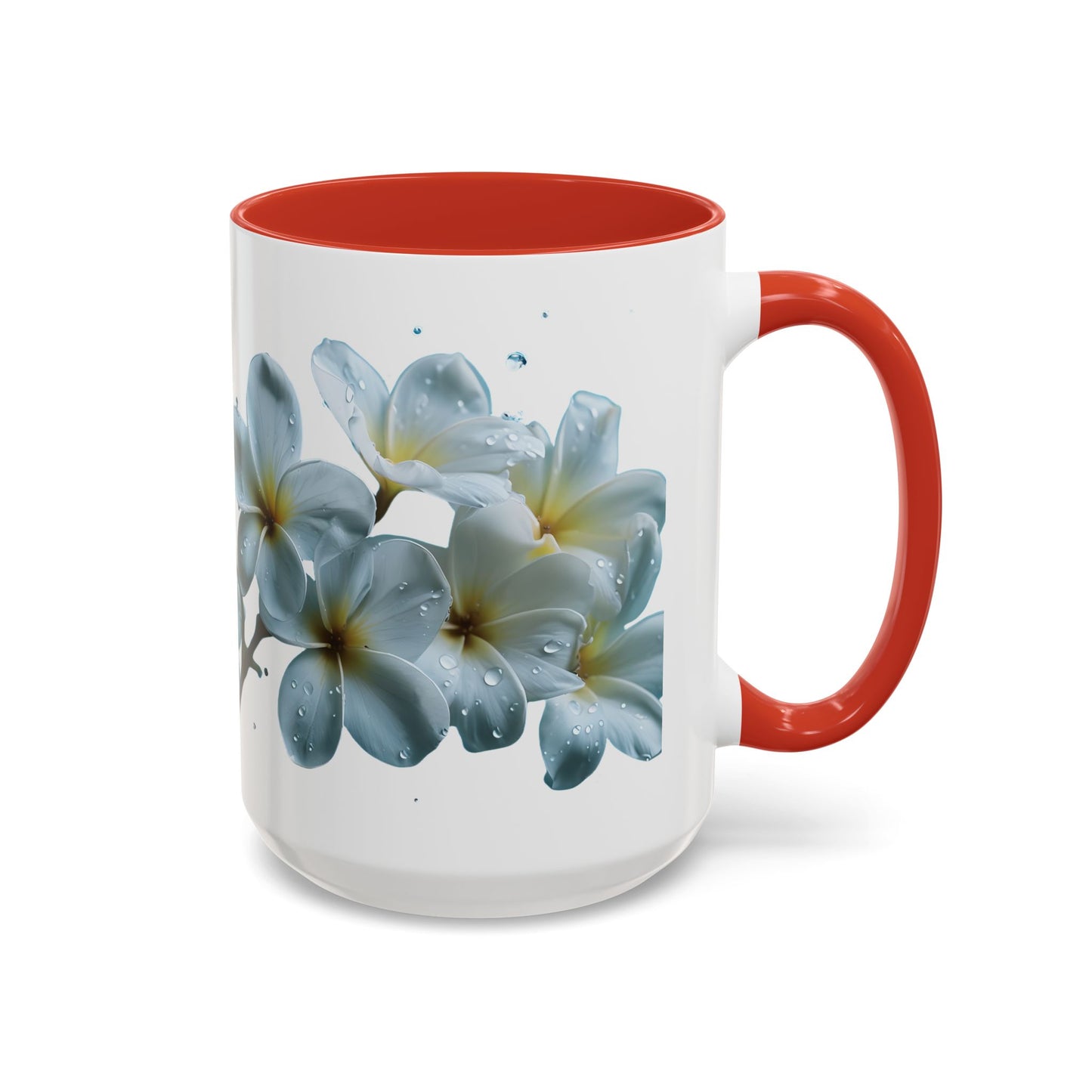 Floral Accent Coffee Mug