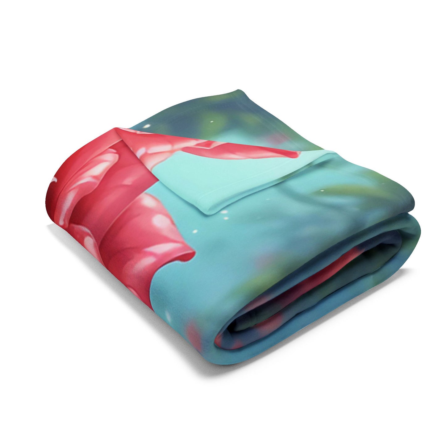 Rose-Themed Arctic Fleece Blanket - Cozy Home Decor, Gifts for Her, Floral Blanket, Romantic Decor, Perfect for All Seasons