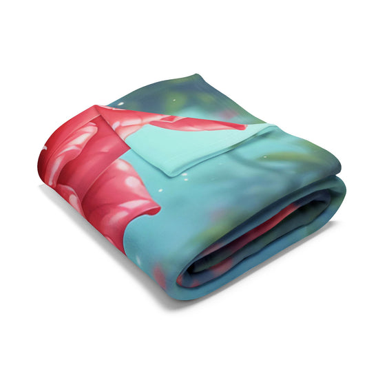 Rose-Themed Arctic Fleece Blanket - Cozy Home Decor, Gifts for Her, Floral Blanket, Romantic Decor, Perfect for All Seasons