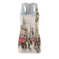 London-Inspired Women's Racerback Dress, Summer Dress, Vacation Outfit, Travel Apparel, Unique Gift Idea
