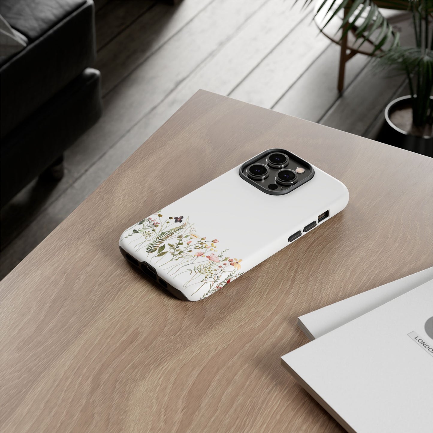 Floral Phone Case - Tough Cases for Nature Lovers, Stylish Floral Design, Phone Protection, Gifts for Her, Eco-Friendly Tech Accessories