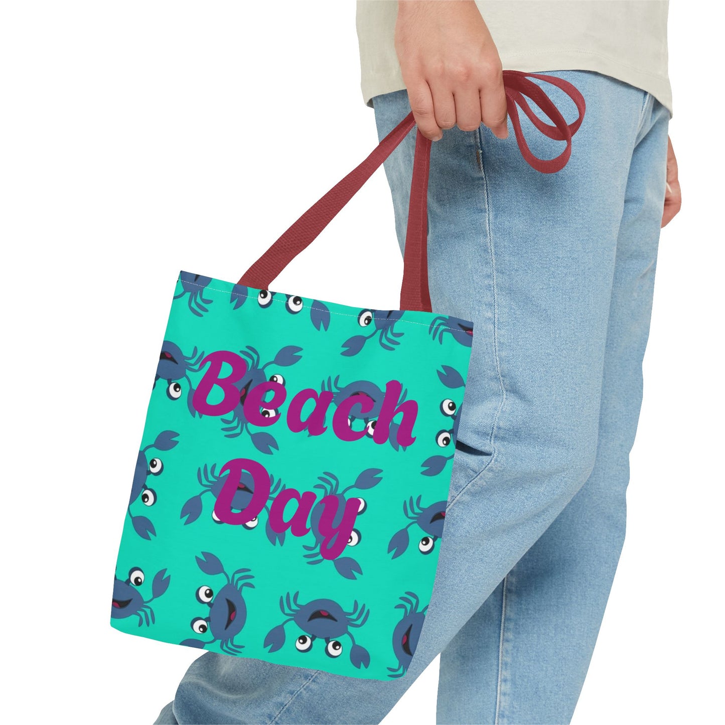 Beach Day Tote Bag, Summer Beach Essentials, Gift for Ocean Lovers, Eco-Friendly Shopping Bag, Fun Beach tote, Casual Day Out.