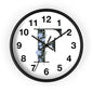 Personalized Floral Initial Wall Clock - Beautiful Home Decor, Gift for Her, Wedding, Housewarming, Mother's Day, Custom Timepiece