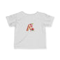 Apple-Themed Infant Tee, Cute Baby Shirt, Baby Clothes, Personalized Gift, Toddler Outfit, Fruit Graphic Tee