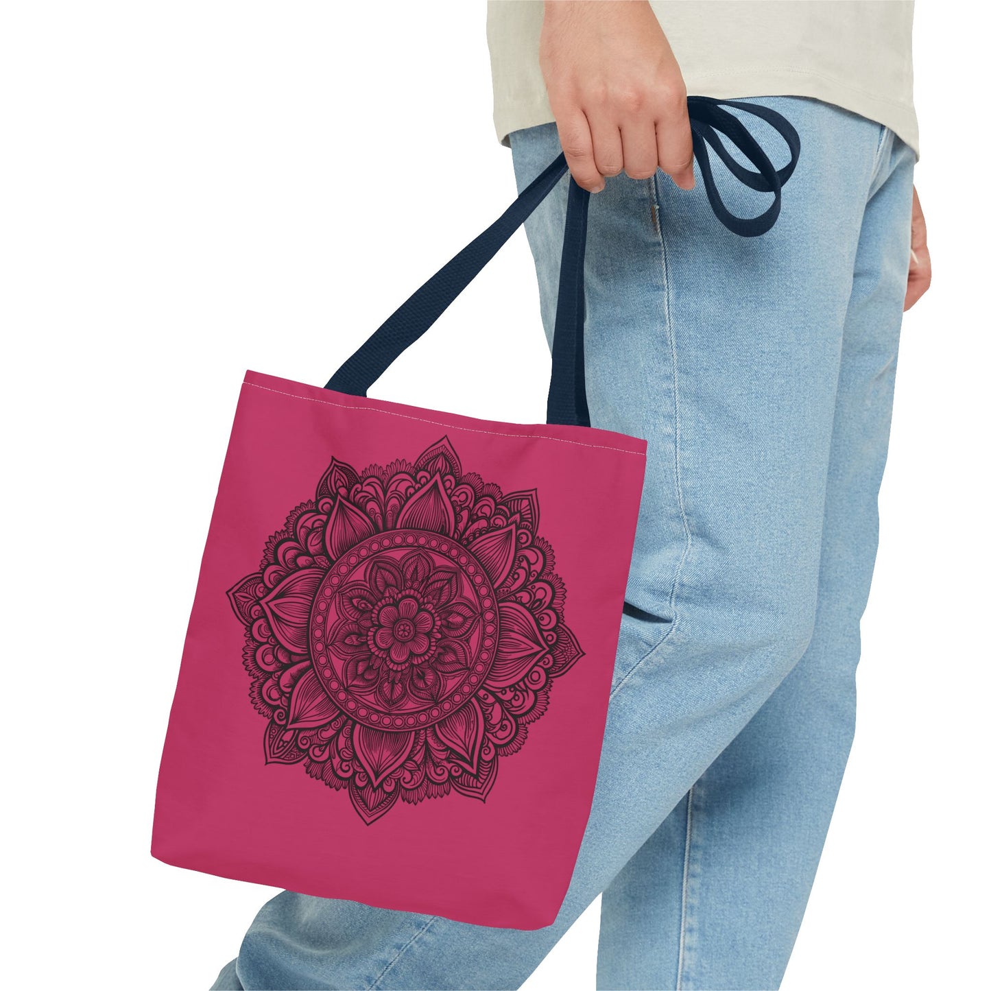 Mandala Tote Bag, Bohemian Style Bag, Eco-Friendly Shopping Bag, Gift for Her, Yoga Lover Tote
