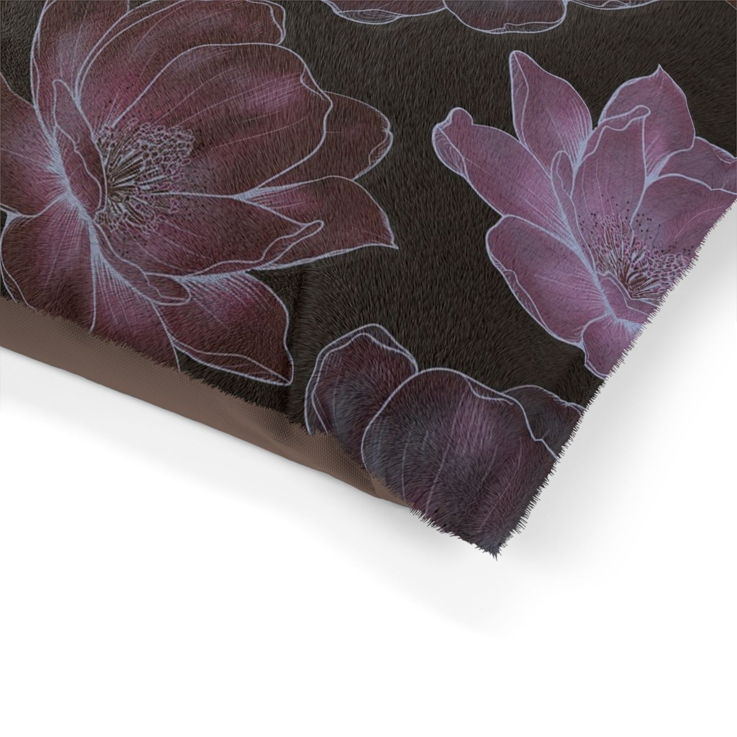 Floral Pet Bed, Cozy Dog Bed, Cat Bed with Floral Design, Pet Furniture, Dog Lover Gift, Home Decor for Pets